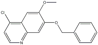 Structure of 7-Benzyloxy-4-chloro-6-methoxy-quinoline