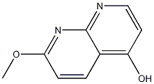 4-Hydroxy-7-methoxy-[1,8]naphthyridine结构式