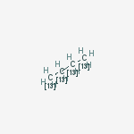 Structure of Butane-13C4