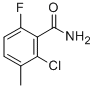 Structure of 2-CHLORO-6-FLUORO-3-METHYLBENZAMIDE