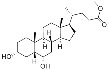 Structure of HYODEOXYCHOLIC ACID METHYL ESTER