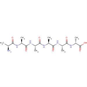Structure of D-Alanine, D-alanyl-D-alanyl-D-alanyl-D-alanyl-D-alanyl-