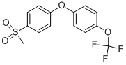 Structure of 1-(4-(TRIFLUOROMETHOXY)PHENOXY)-4-(METHYLSULFONYL)BENZENE