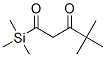 4,4-dimethyl-1-(trimethylsilyl)pentane-1,3-dione结构式
