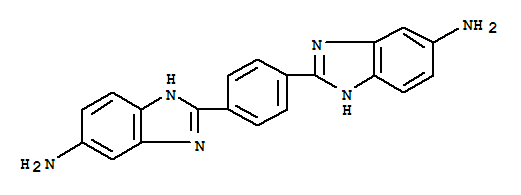 2,2-(1,4-phenylene)bis(5-amino-1H-benzimidazol)结构式