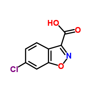 Structure of 6-CHLOROBENZO[D]ISOXAZOLE-3-CARBOXYLIC ACID