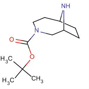 3,9-Diazabicyclo[4.2.1]nonane-3-carboxylic acid, 1,1-dimethylethylester结构式