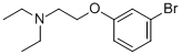 Structure of 3-(2-DIETHYLAMINO)ETHOXY-BROMOBENZENE