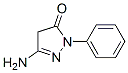 Structure of 3-amino-1-phenyl-4,5-dihydropyrazolin-5-one