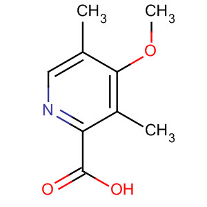Structure of 2-Pyridinemethanol, 4-methoxy-3,5-dimethyl-, 1-oxide