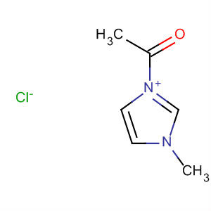 Structure of 1H-Imidazolium, 1-acetyl-3-methyl-, chloride