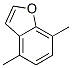 Structure of 4,7-dimethylbenzofuran