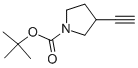 Structure of tert-Butyl3-ethynyl-1-pyrrolidinecarboxylate