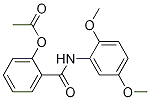 Structure of Benzamide, 2-(acetyloxy)-N-(2,5-dimethoxyphenyl)-