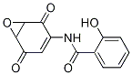 Structure of N-(2,5-dioxo-7-oxabicyclo[4.1.0]hept-3-en-3-yl)-2-hydroxybenzamide