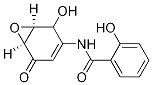Structure of Cis(+/-)-2-hydroxy-N-(2-hydroxy-5-oxo-7-oxabicyclo[4.1.0]hept-3-en-3-yl)benzaMide