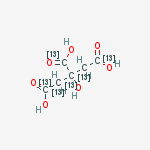 Structure of Citric acid-13C6