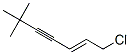 Structure of 1-CHLORO-6,6-DIMETHYL-2-HEPTEN-4-YNE
