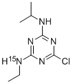 Structure of 2-CHLORO-4-ETHYLAMINO-15N-6-ISOPROPYLAMINO-1,3,5-TRIAZINE