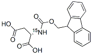Structure of N-(9-FLUORENYLMETHOXYCARBONYL)-L-ASPARTIC-15N ACID