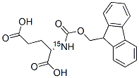Structure of N-(9-FLUORENYLMETHOXYCARBONYL)-L-GLUTAMIC-15N ACID