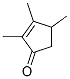 Structure of 2,3,4-trimethylcyclopent-2-en-1-one