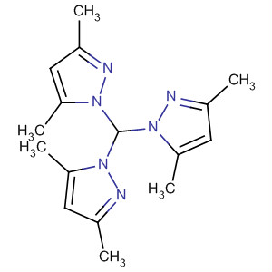Structure of 1H-Pyrazole, 1,1',1''-methylidynetris[3,5-dimethyl-