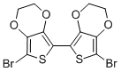 Structure of 5-BROMO-7-(5-BROMO-2,3-DIHYDROTHIENO[3,4-B][1,4]DIOXIN-7-YL)-2,3-DIHYDROTHIENO[3,4-B][1,4]DIOXINE