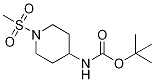 1-MS-4-BOC-氨基哌啶结构式