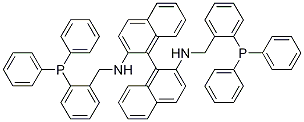 Structure of R-N,N'-bis[[2-(diphenylphosphino)phenyl]Methyl]-[1,1'-Binaphthalene]-2,2'-diaMine