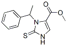 Structure of methyl 2,3-dihydro-3-(1-phenylethyl)-2-thioxo-1H-imidazole-4-carboxylate