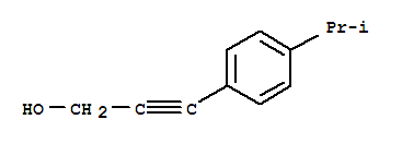 Structure of 2-Propyn-1-ol,3-[4-(1-methylethyl)phenyl]-