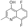 Structure of 5,8-DIFLUORO-2-METHYL-QUINOLIN-4-OL