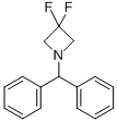 Structure of 1-(DIPHENYLMETHYL)-3,3-DIFLUORO-AZETIDINE