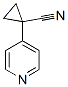 Structure of Cyclopropanecarbonitrile,1-(4-pyridinyl)-