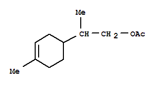 Structure of beta,4-Dimethylcyclohex-3-ene-1-ethyl acetate