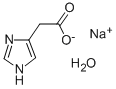 Structure of 4-IMIDAZOLEACETIC ACID SODIUM SALT HYDRATE