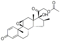 Structure of 21-O-Acetyl Dexamethasone 9,11-Epoxide