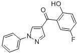 Structure of 5'-FLUORO-2'HYDROXYPHENYL 1-PHENYL-1H-&