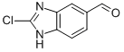 Structure of 1H-Benzimidazole-6-carboxaldehyde,2-chloro-