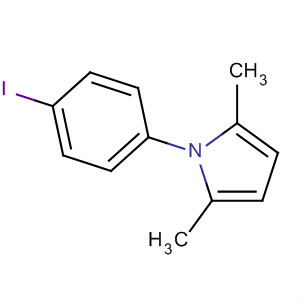 Structure of 1H-Pyrrole, 1-(4-iodophenyl)-2,5-dimethyl-