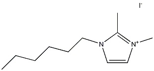 Structure of 1-Hexyl-2,3-diMethyliMidazoliuM Iodide