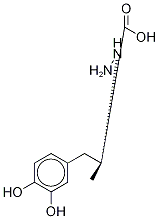 Benzenepropanoic acid, α-hydrazino-3,4-dihydroxy-a-methyl-, (R)-结构式