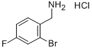 Structure of 2-BROMO-4-FLUOROBENZYLAMINE HYDROCHLORIDE