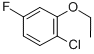 2-CHLORO-5-FLUOROPHENETOLE结构式