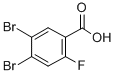 Structure of 4,5-DIBROMO-2-FLUOROBENZOIC ACID