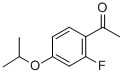 Structure of 2-FLUORO-4-ISOPROPOXYACETOPHENONE