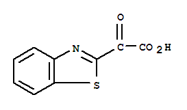 2-Benzothiazoleaceticacid, a-oxo-结构式