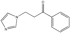 Structure of 3-imidazol-1-yl-1-phenylpropan-1-one