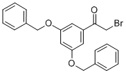 Structure of 1-[3,5-bis(phenylmethoxy)phenyl]-2-bromoethan-1-one